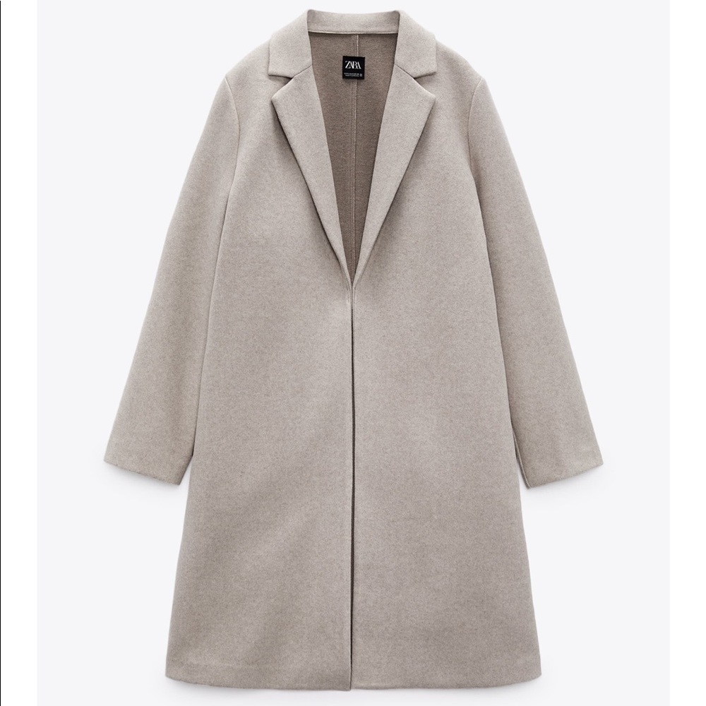 Zara lapel coat | size M | like new